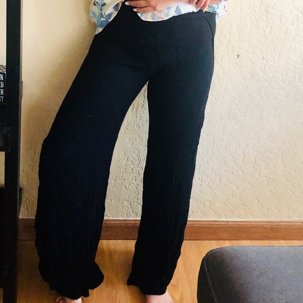 Mudd black flowy beach pants